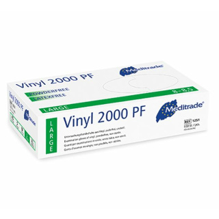 Vinyl 2000 - Handschuhe puderfrei, 100 Stck/Pack - Größe bitte wählen
