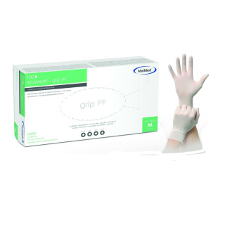 MaiMed ® - grip, Latex-Handschuhe puderfrei, 100 Stck/Pack,  Gr. S