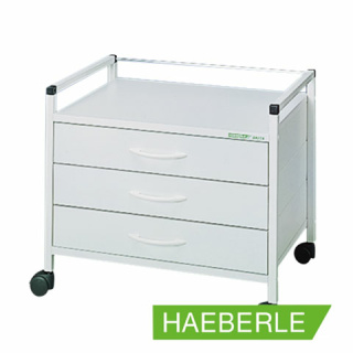 Haeberle Vielzweckwagen 08/16 ®, Unterfahrwagen, 52 cm H, Gestell weiß  mit 2 Schubladen