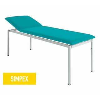 Simpex Sicherheitsliege ATTENDOS CLASSIC 80 cm (EKG-Liege), mit Papierrollenhalter,mediteran