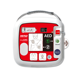 ME Pad Automatik- vollautomatischer externer Defibrillator - AED, inkl. Zubehör - Gerät ohne Einweisung