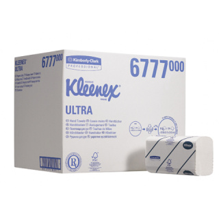 KLEENEX ® Ultra Handtücher, Medium, 21,5 x 31,5 cm, interfold, Nr. 6778, 15 x 124 Tücher