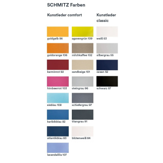 SCHMITZ Untersuchungsliege varimed ®, Bezug classic - inkl. Papierrollenhalter, Farbe schwarz