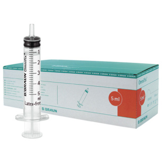 Braun Omnifix ® Luer Einmalspritzen 3-teilig, 100 Stck/Pack - 5 ml